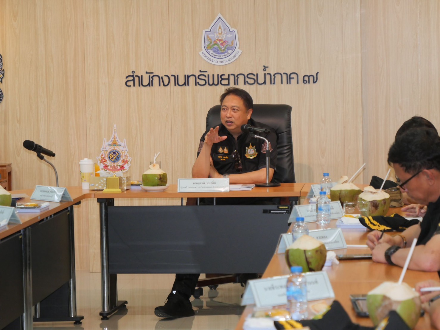 &ldquo;สุชาติ ชมกลิ่น&rdquo; ลงพื้นที่ราชบุรี มอบนโยบาย ทส. ย้ำ &ldquo;ทส.หนึ่งเดียว&rdquo; เดินหน้าจัดการน้ำ-ปราบบุกรุกป่า-หนุนป่าชุมชนสร้างรายได้