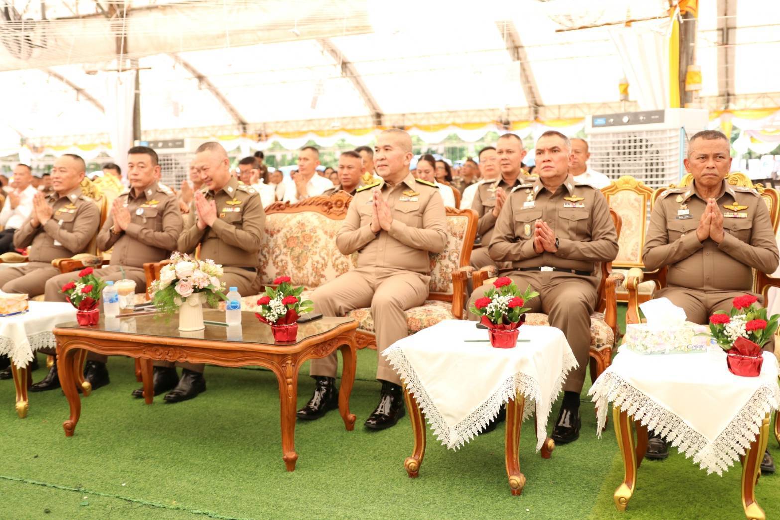 รัฐมนตรีว่าการกระทรวงยุติธรรม เป็นประธานในพิธีมหาพุทธาภิเษกวัตถุมงคลหลวงพ่อสำเร็จศักดิ์สิทธิ์ เพื่อเป็นที่ระลึก ครบรอบ 50 ปี วันสถาปนาตำรวจภูธรภาค 1 
