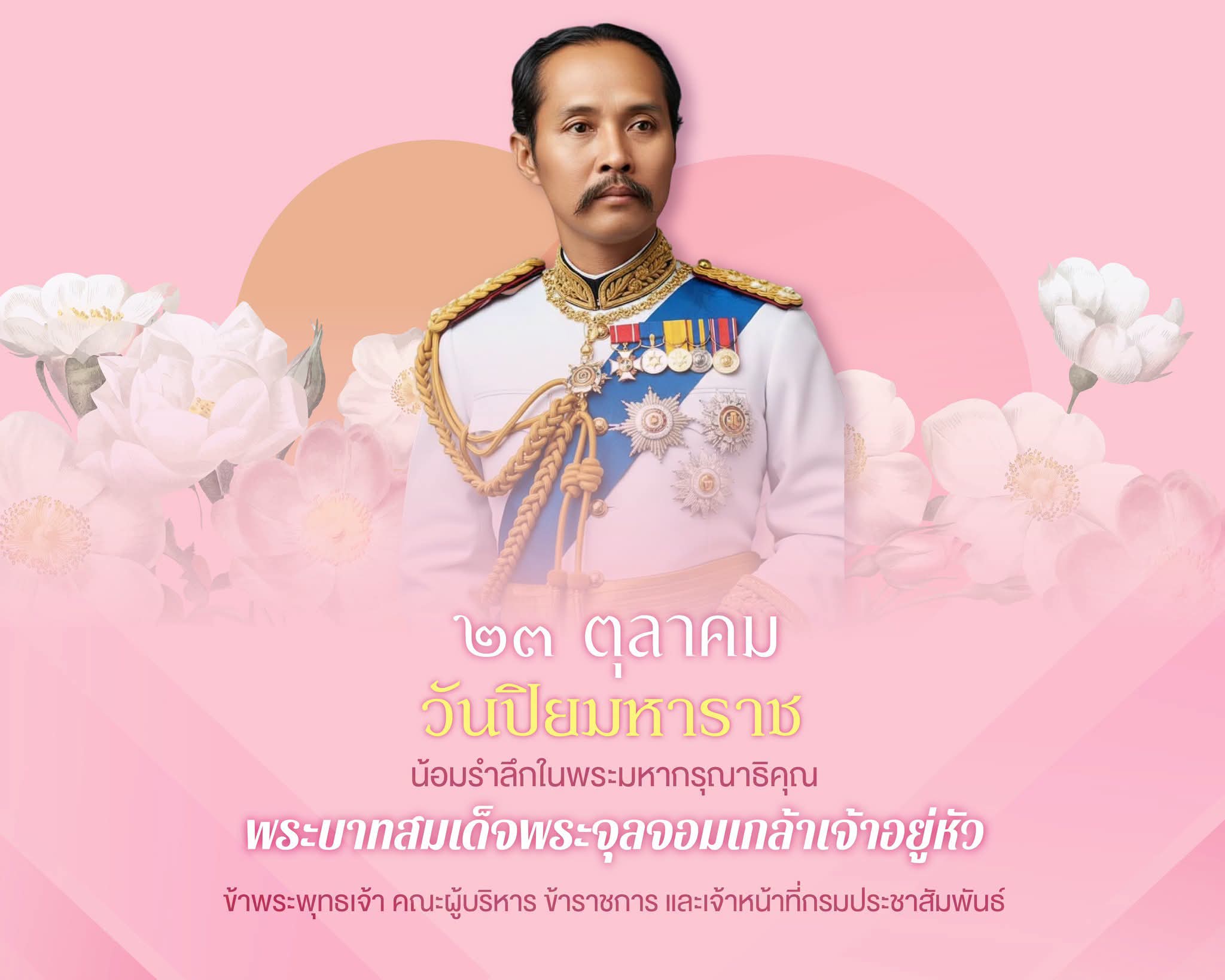 🙏 ๒๓ ตุลาคม "วันปิยมหาราช"   